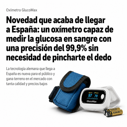Monitor de glucemia sin pinchazos: rápido, sencillo y preciso